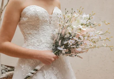 Ella May Sangster wedding dress